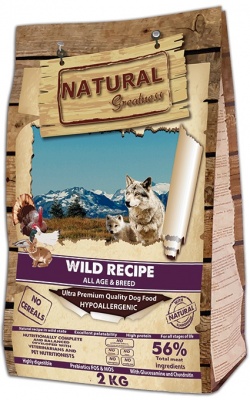 Natural Greatness Wild - Курица Утка Индейка Кролик (56%)