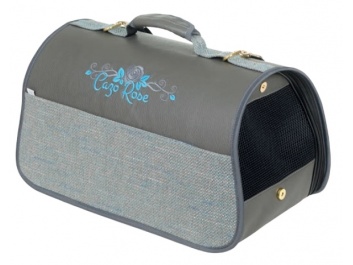 Pet Carrier Blue Rose