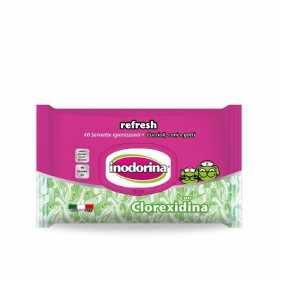 Inodorina Refresh 40 wet wipes