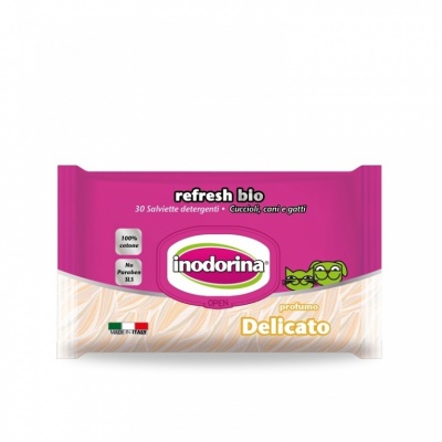 Inodorina Refresh Bio 30 wet wipes