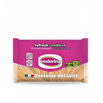 Inodorina Refresh Sensitive 40 wet wipes